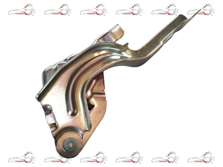 CarTrends Creta bonnet hinge, left side spare part, showing metal hinge with mounting points for vehicle bonnet.