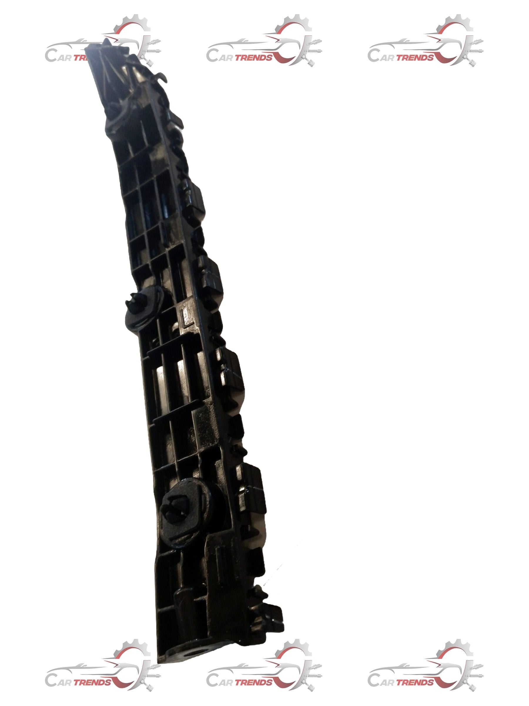 Maruti Suzuki Swift DZire side bumper holder, left side, in black plastic, showing the automotive component for vehicle repair or replacement.