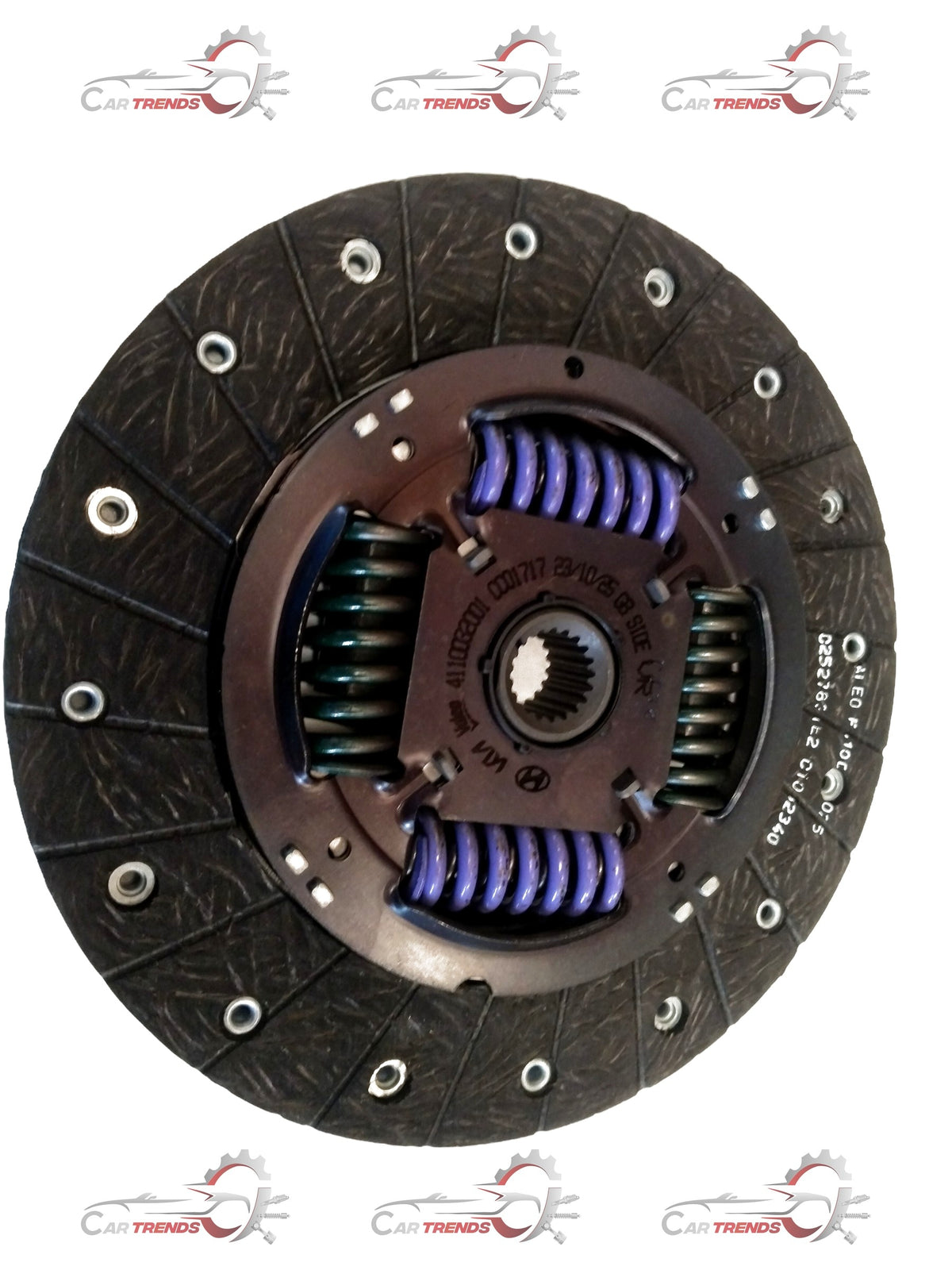 CarTrends clutch plate for Verna Fluidic and Creta diesel models, showing the metallic disc and friction surface.