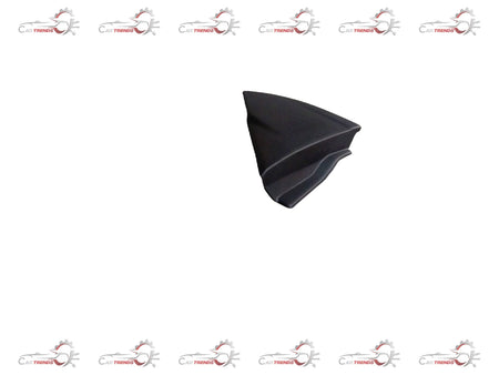 Maruti Suzuki garnish for front pillar outer right side, black color, vehicle exterior component, shown on a car.