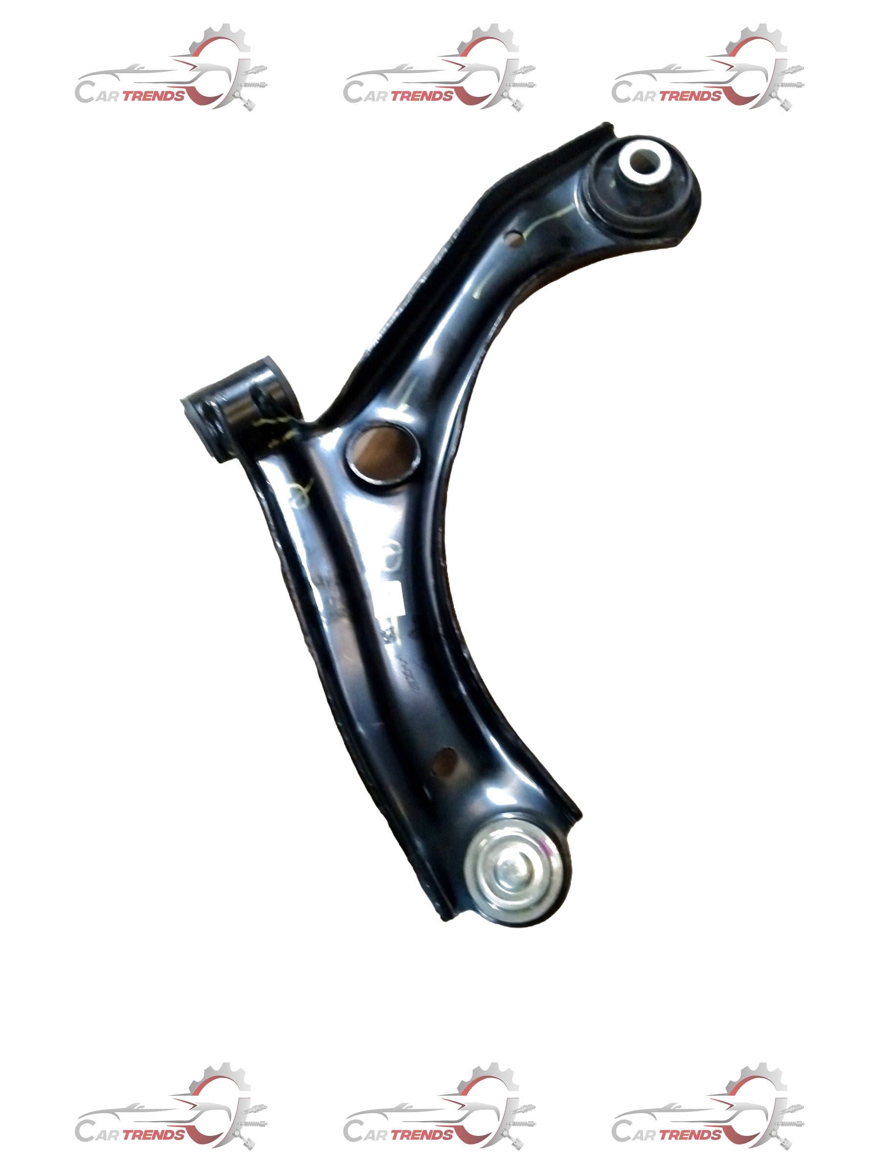 Maruti Suzuki front suspension arm assembly for Swift, part number 45202M74L20, showing the metal suspension component.