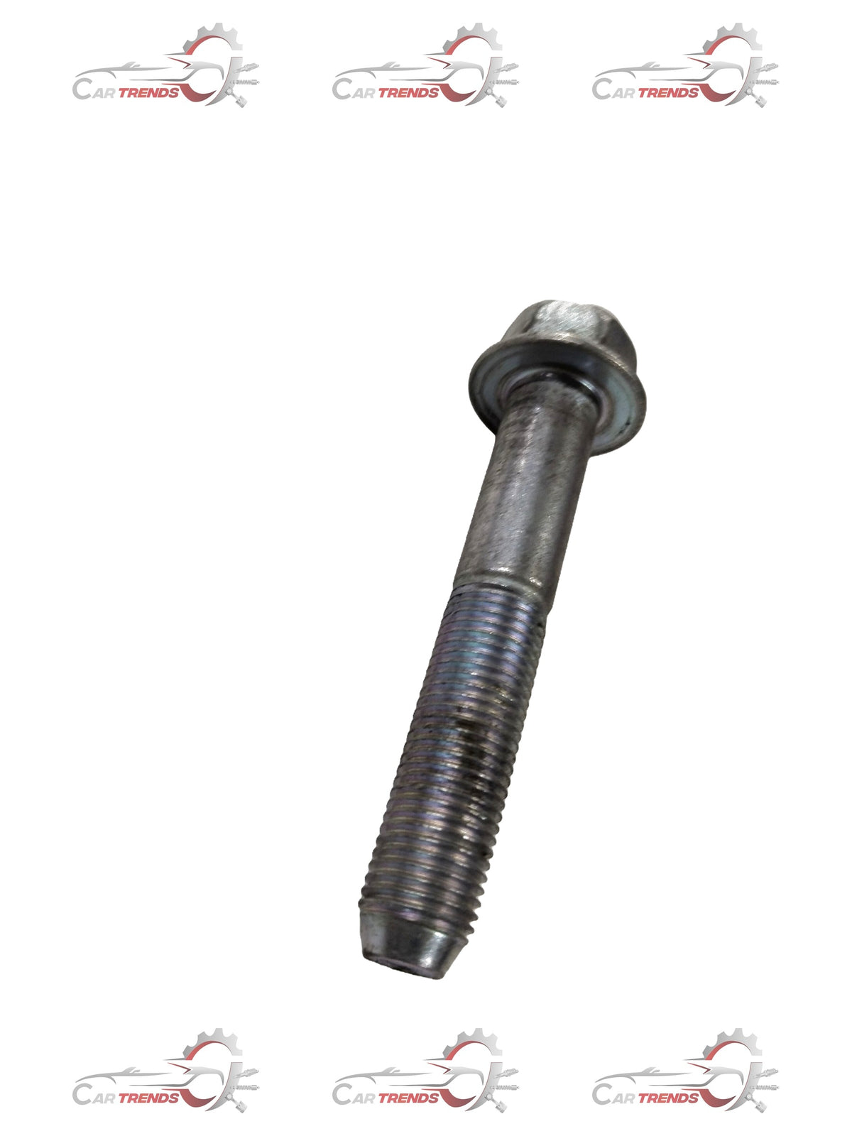 CarTrends hexagon flange bolt for Chevrolet Optra, showing a close-up of the durable metal bolt with flange and threaded end.