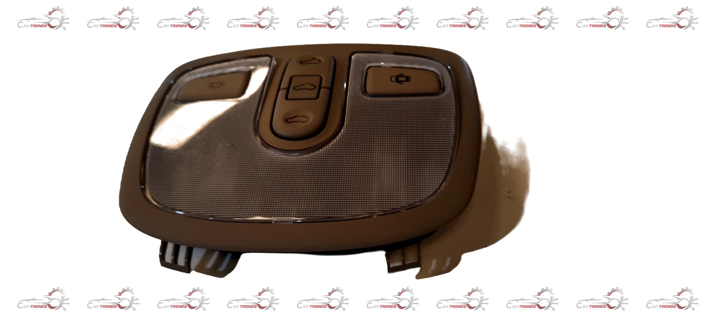 Hyundai overhead console lamp assembly with integrated lighting and control buttons for vehicle interior lighting.