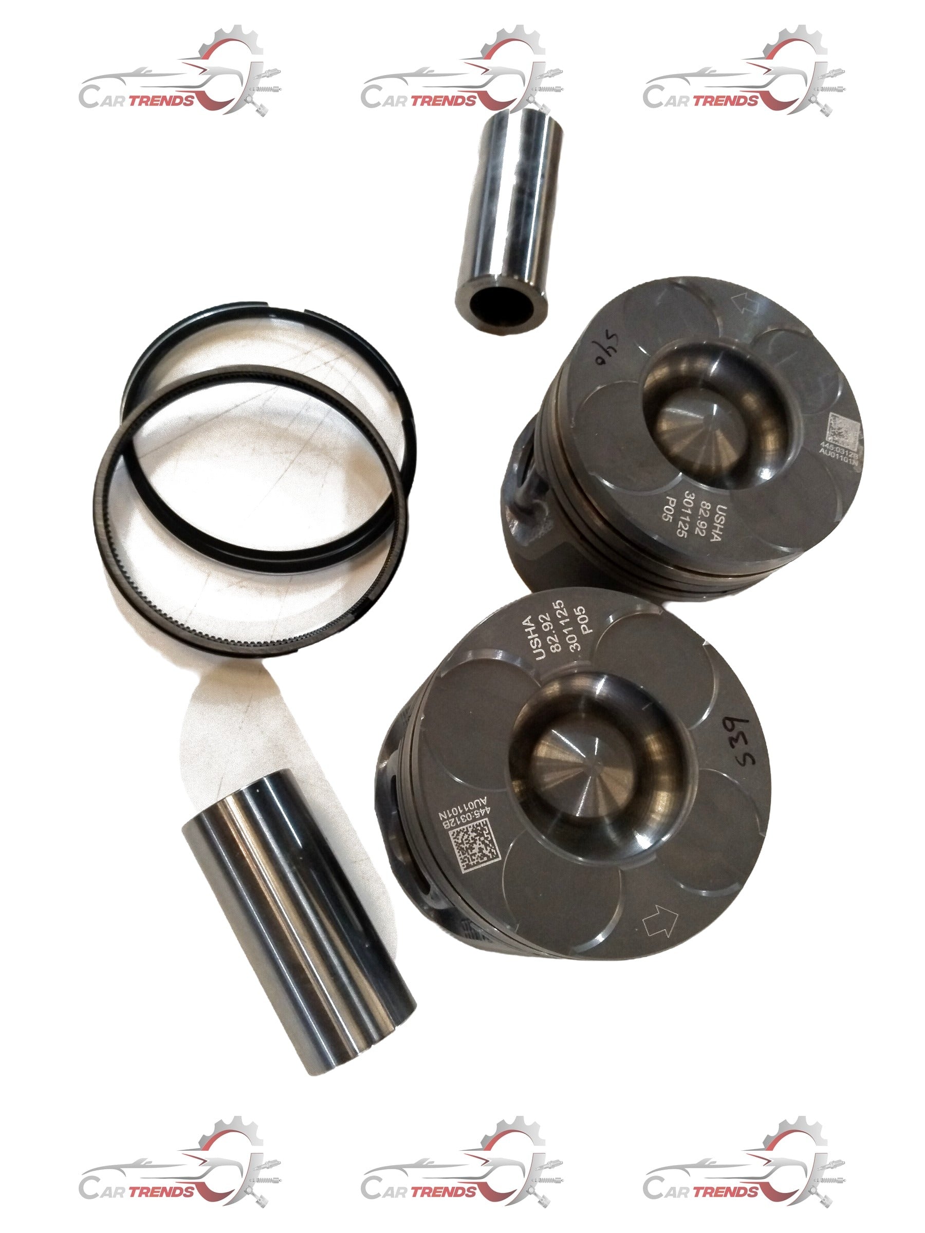 CarTrends KIT PISTON AND PIN | MAXXIMO | #0312BAU01280N 0312BAU01280N - Left view