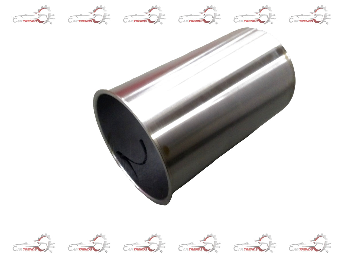 CarTrends liner cylinder sleeve for Chevrolet Tavera, close-up of spare engine part with metallic finish and detailed craftsmanship.