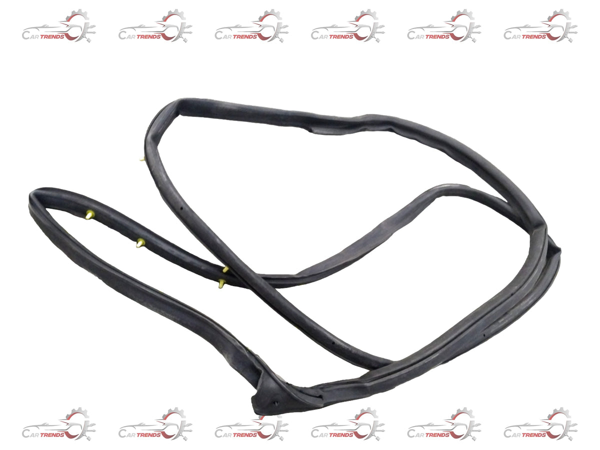 Rear right weatherstrip door seal for Chevrolet Spark by CarTrends, showing close-up of the spare part on a plain background.