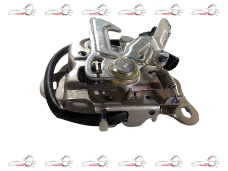 Maruti Suzuki latch compartment with hood, showing close-up of latch mechanism and hood cover for vehicle security.