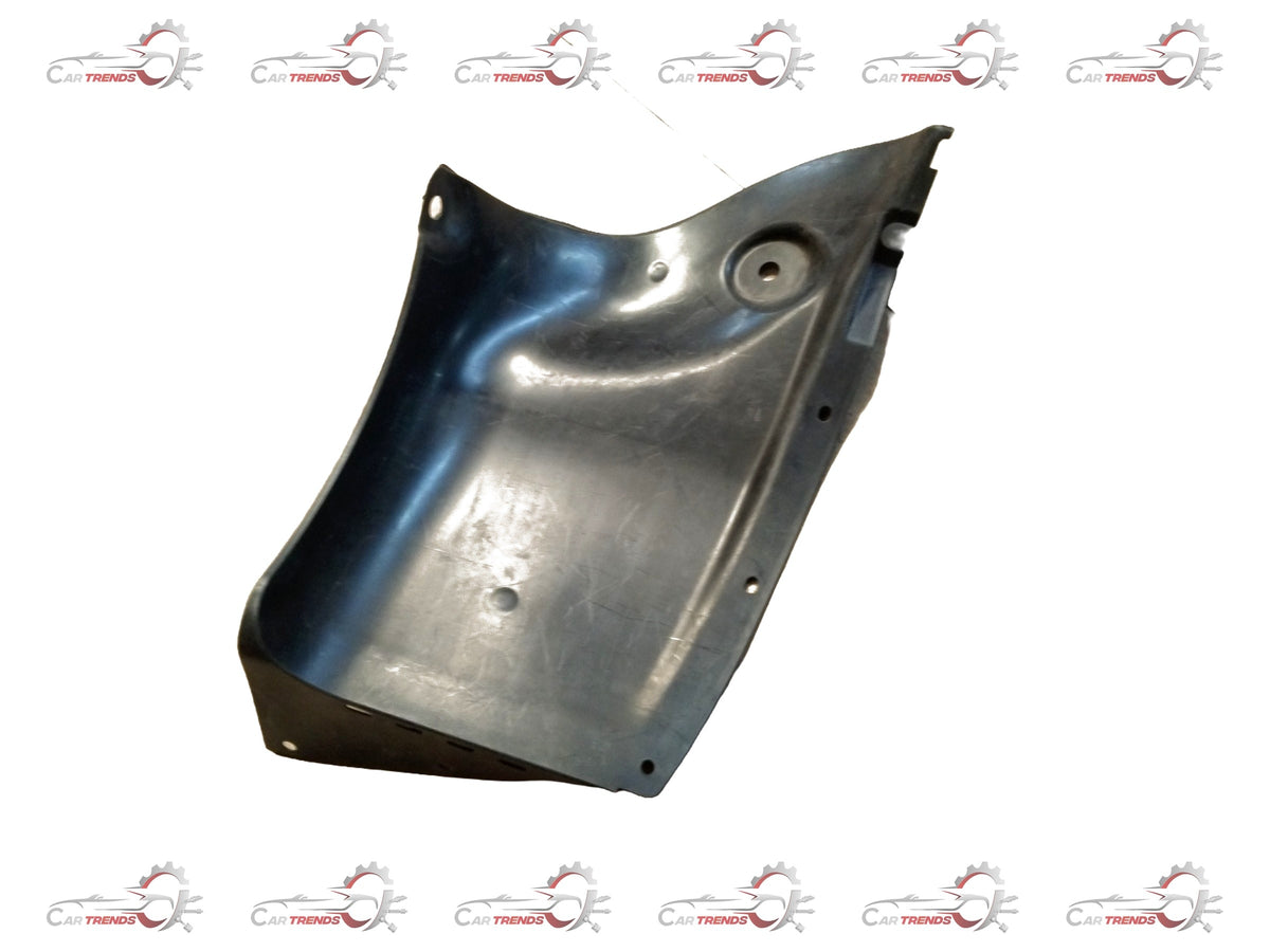 Hyundai I20 Elite left rear fender lining, close-up view showing the black plastic inner wheel well component.