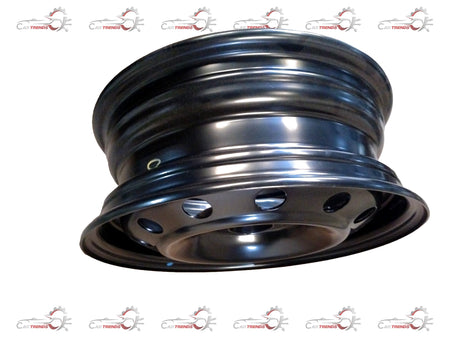 Maruti Suzuki wheel component showcasing a close-up view of the vehicle wheel assembly and rim details.