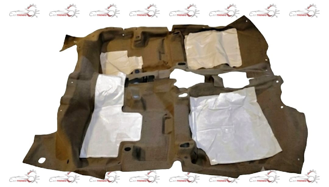 Maruti Suzuki SX4 floor carpet in black with logo, designed to fit the vehicle's interior for a clean, protected look.