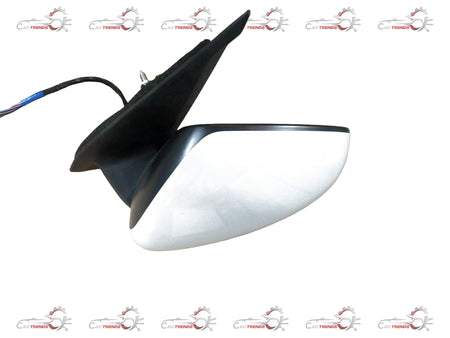 Maruti Suzuki rear left outside mirror assembly showing reflective glass and mounting bracket for vehicle side view.