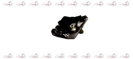 Chevrolet Aveo trunk lid latch assembly by General Motors, showing the metal latch mechanism and mounting points in close-up.