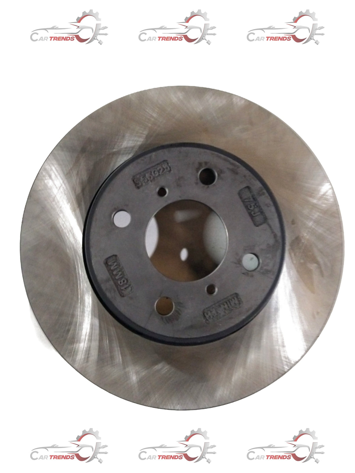 CarTrends DISCFR Brake (SDX) 55311M75J50 spare part, showing the metal disc brake component with detailed surface texture.