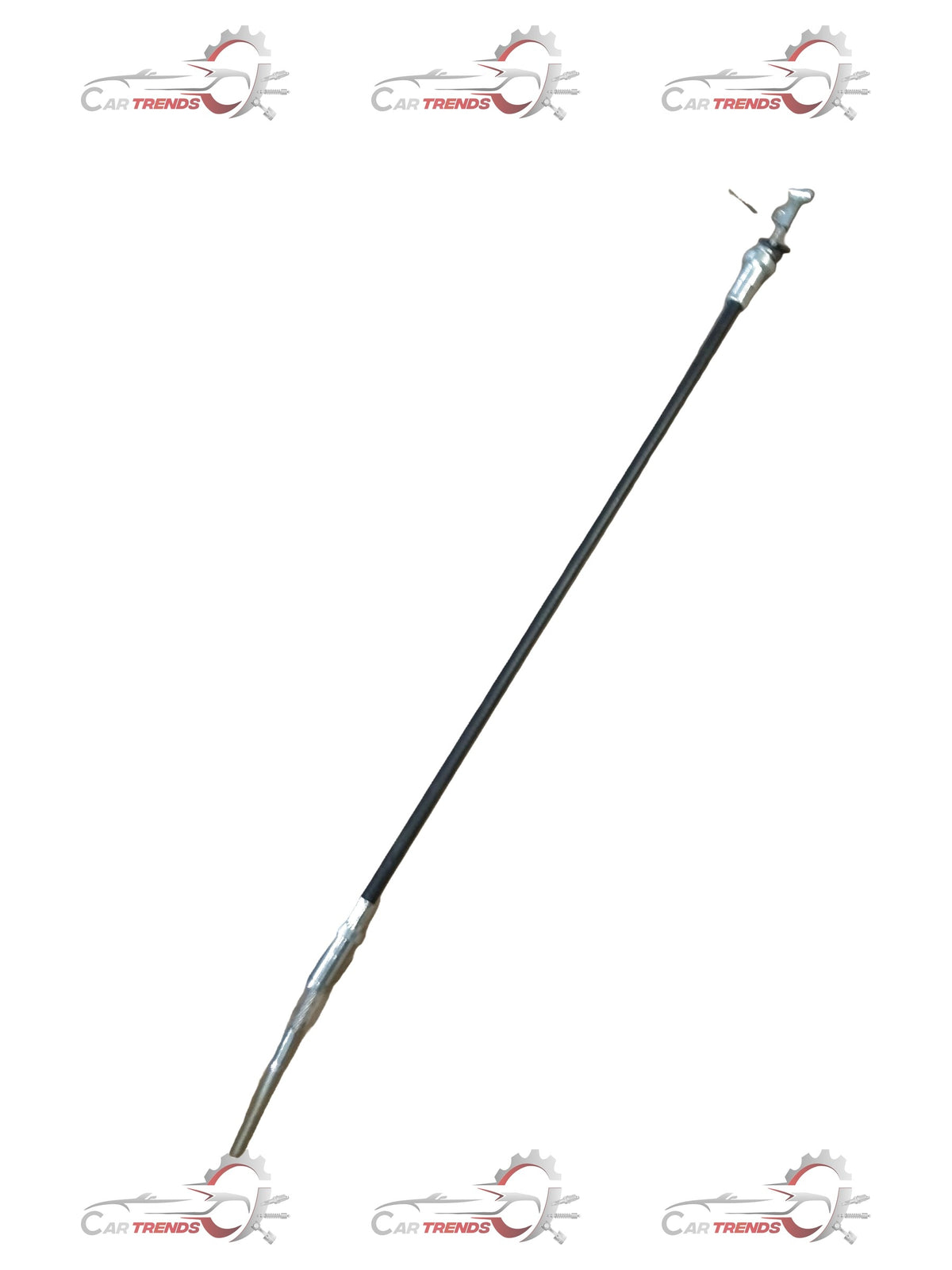 Mahindra Scorpio parking cable front view, durable automotive cable with branded MAHINDRA markings, designed for vehicle security.