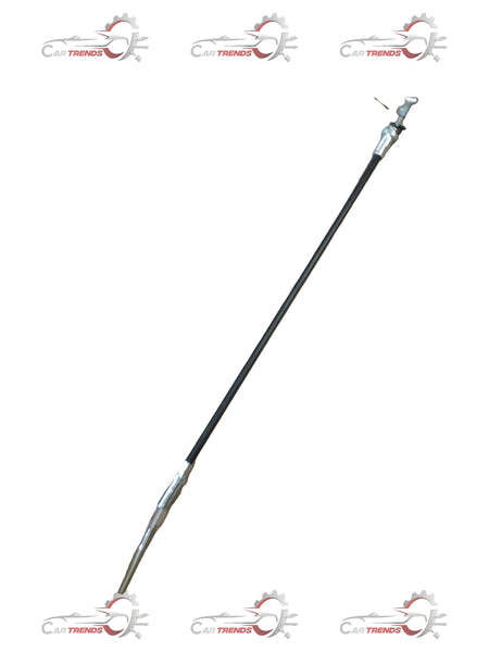 Mahindra Scorpio parking cable front view, durable automotive cable with branded MAHINDRA markings, designed for vehicle security.