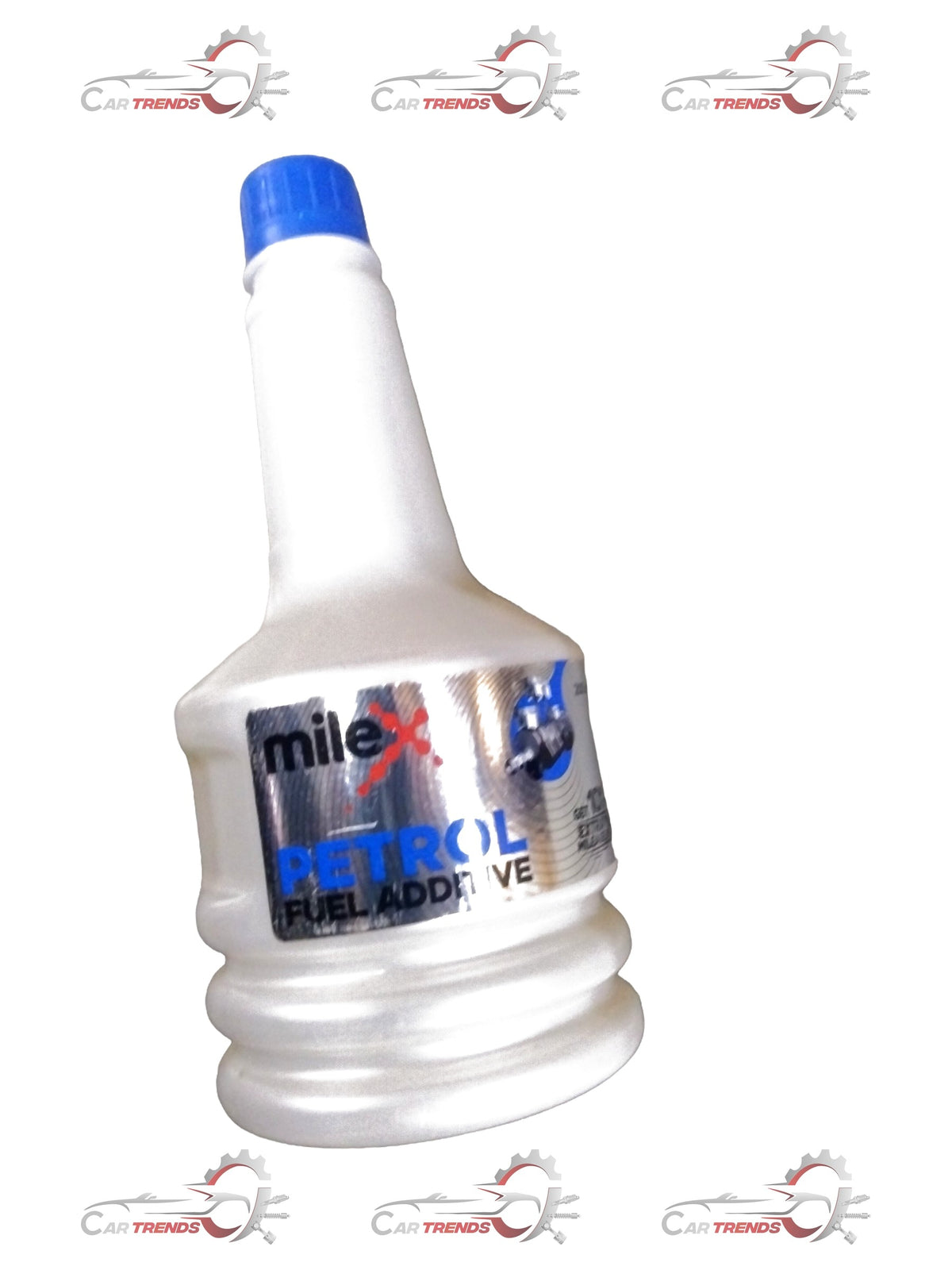 CarTrends Milex Petrol Fuel Additive 200ml bottle, suitable for Swift, Hyundai i20, City, Nexon, Innova vehicles.