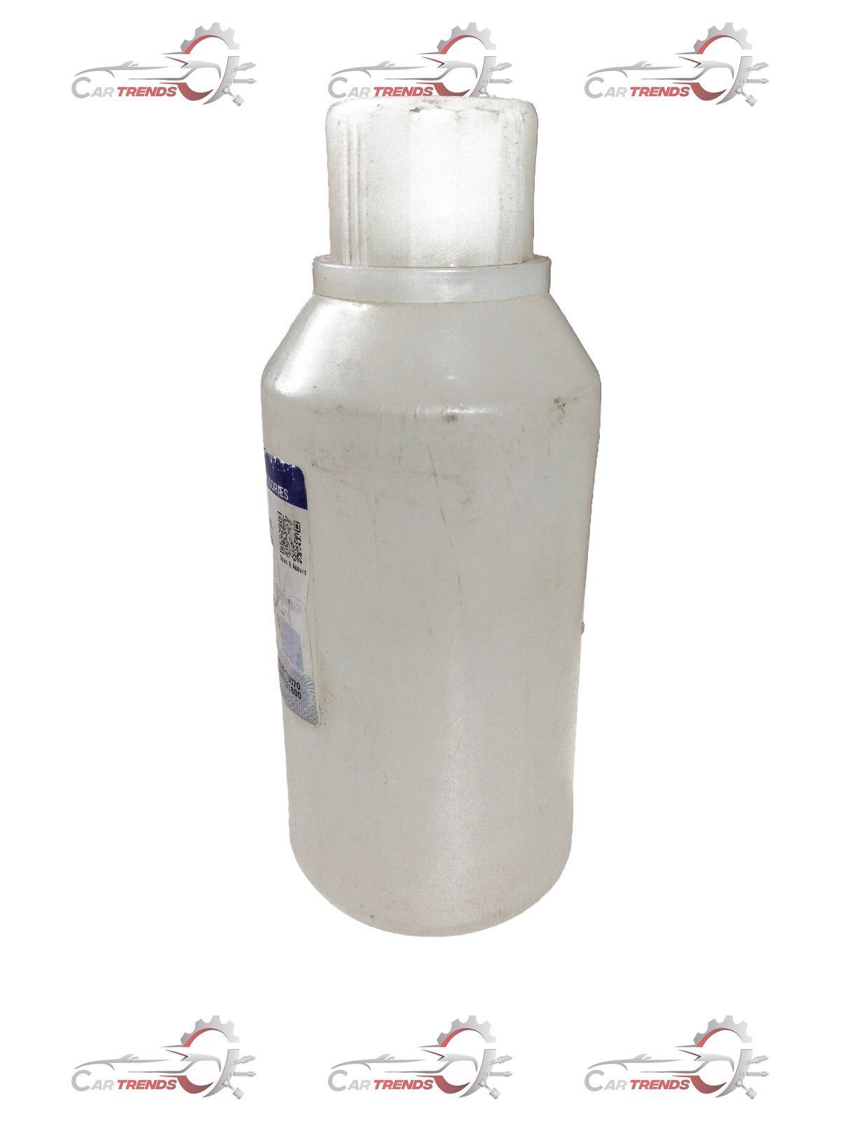 CarTrends air conditioning compressor oil for Swift, Dzire, Baleno, Ertiga spare parts, shown in a clear container.