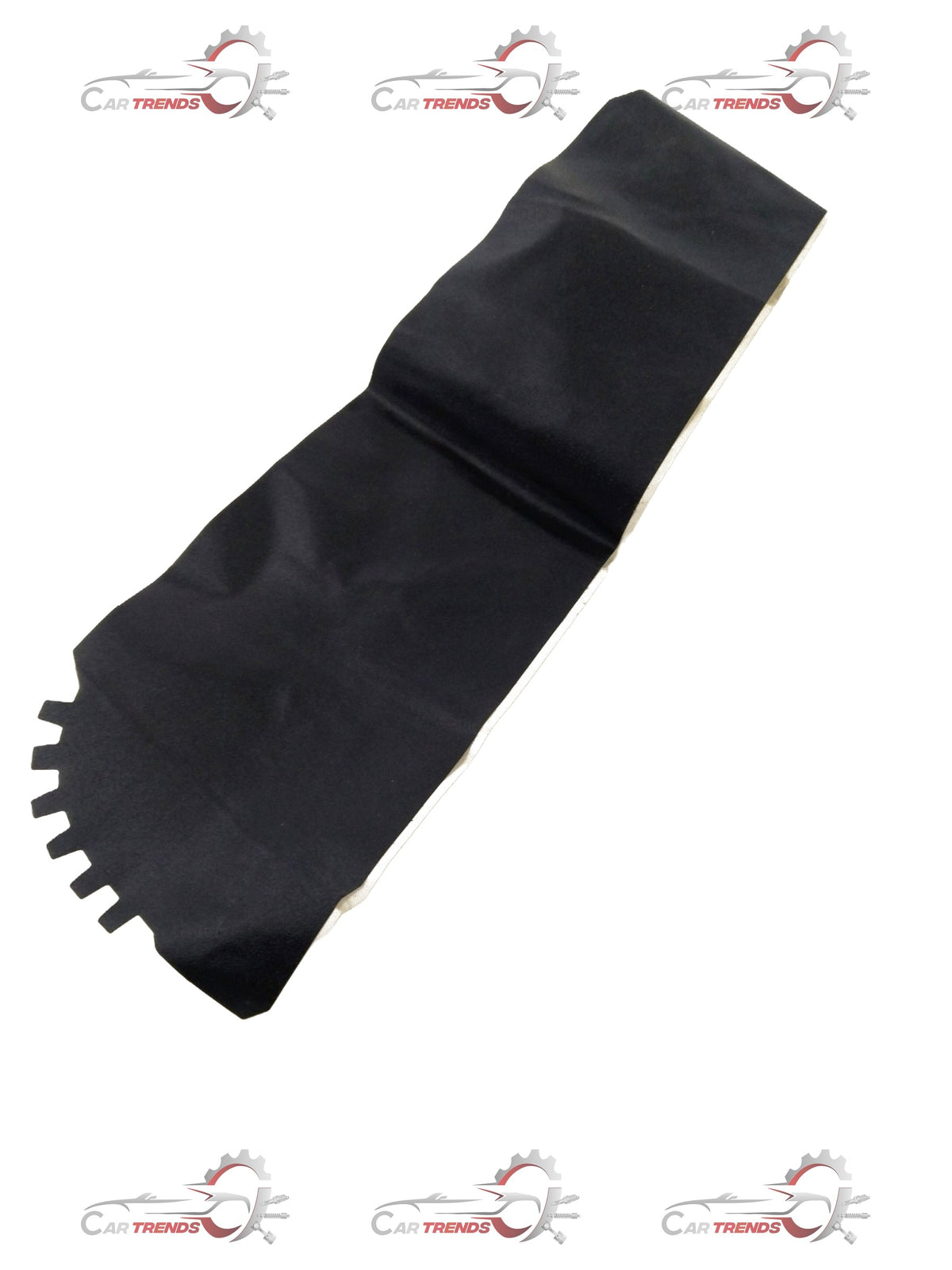 Blackout tape for Chevrolet Sail rear side door window frame, general motors product, shown on the vehicle in the image.