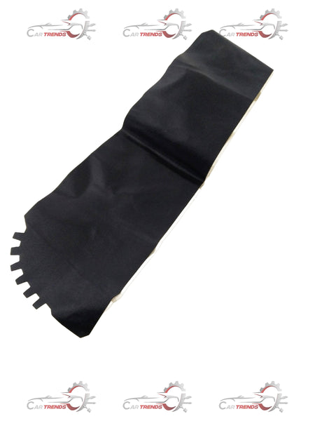 Blackout tape for Chevrolet Sail rear side door window frame, general motors product, shown on the vehicle in the image.