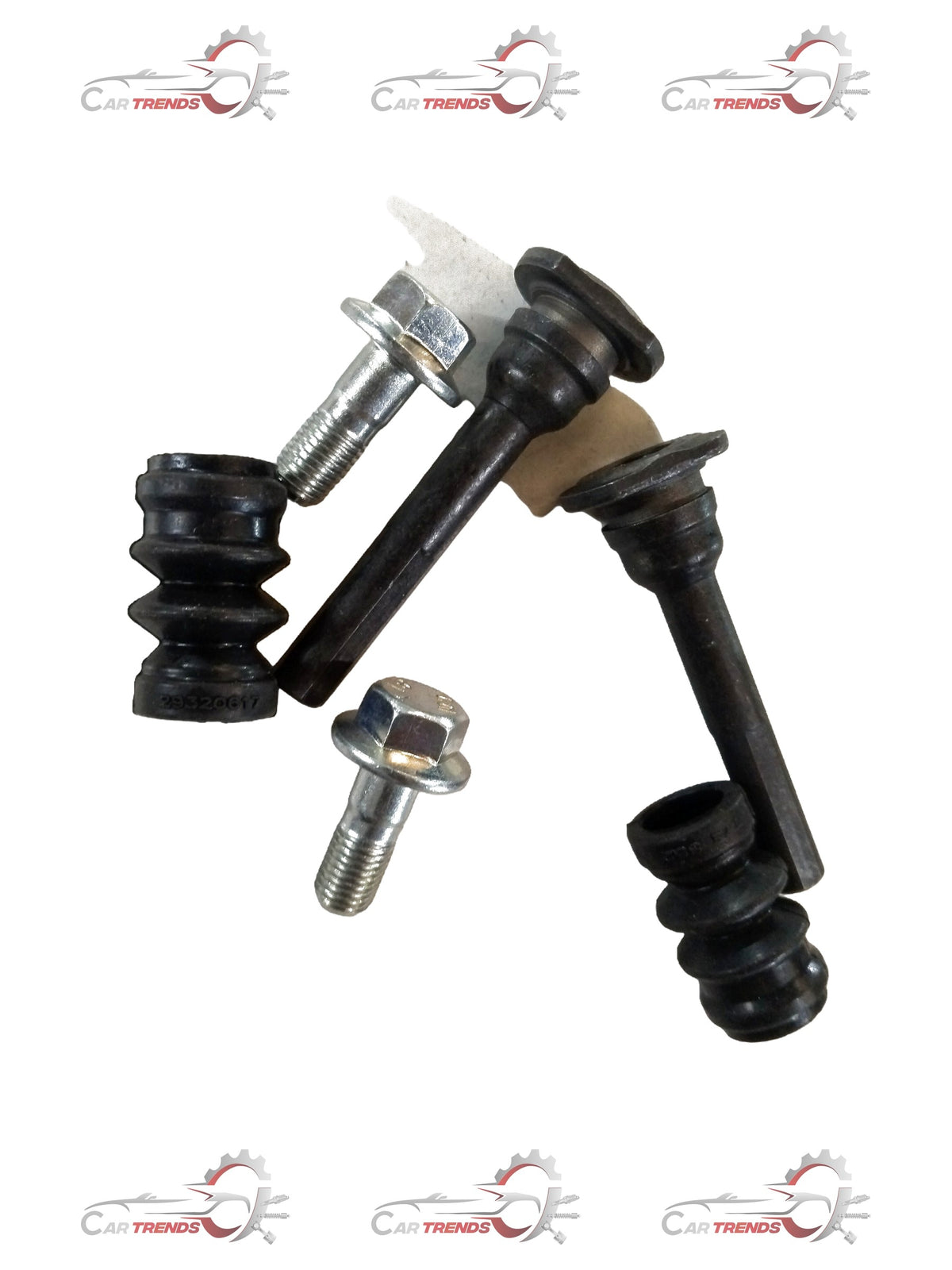 Maruti CarTrends caliper pin #55191M76G10 for brake system, close-up of metallic caliper pin with detailed components visible.