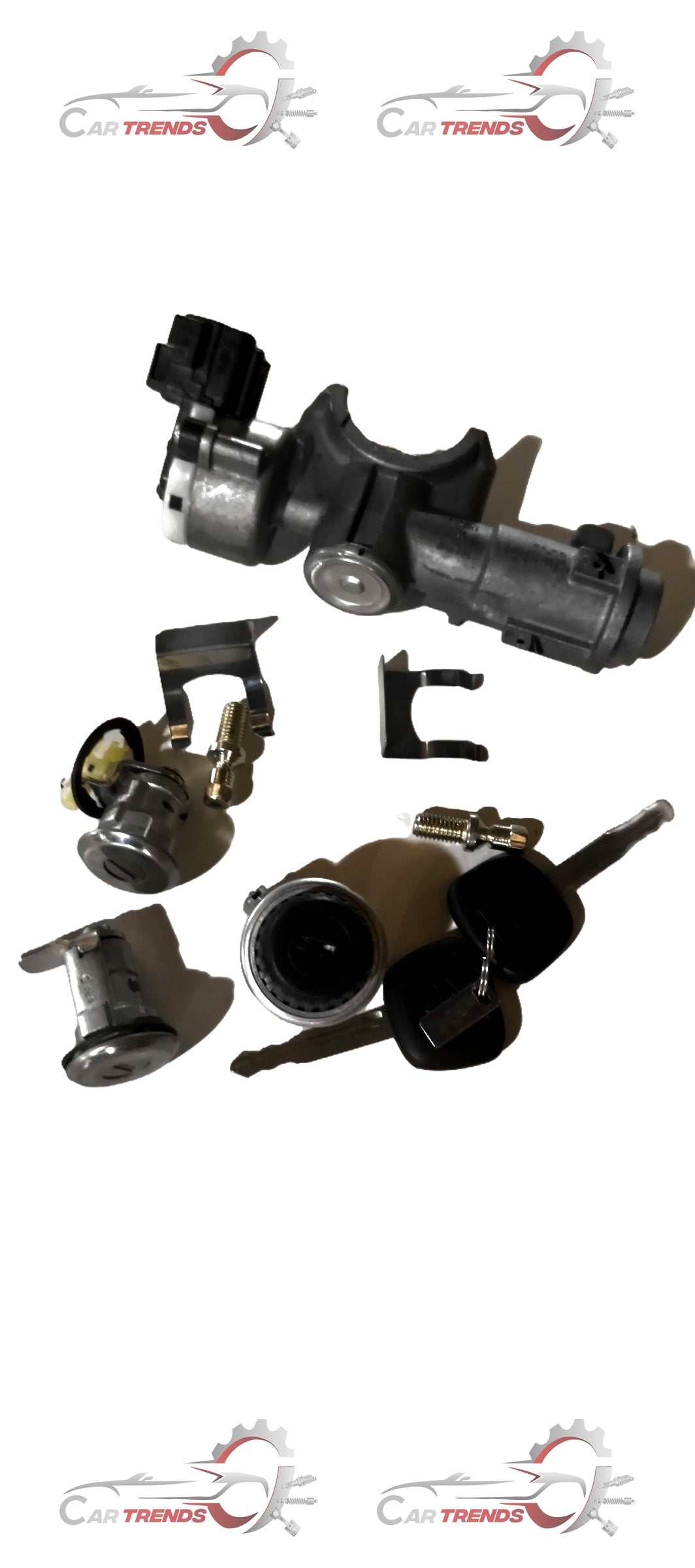 Maruti Suzuki lock set steering with keys, compatible with Maruti Suzuki vehicles, featuring a durable metal construction.