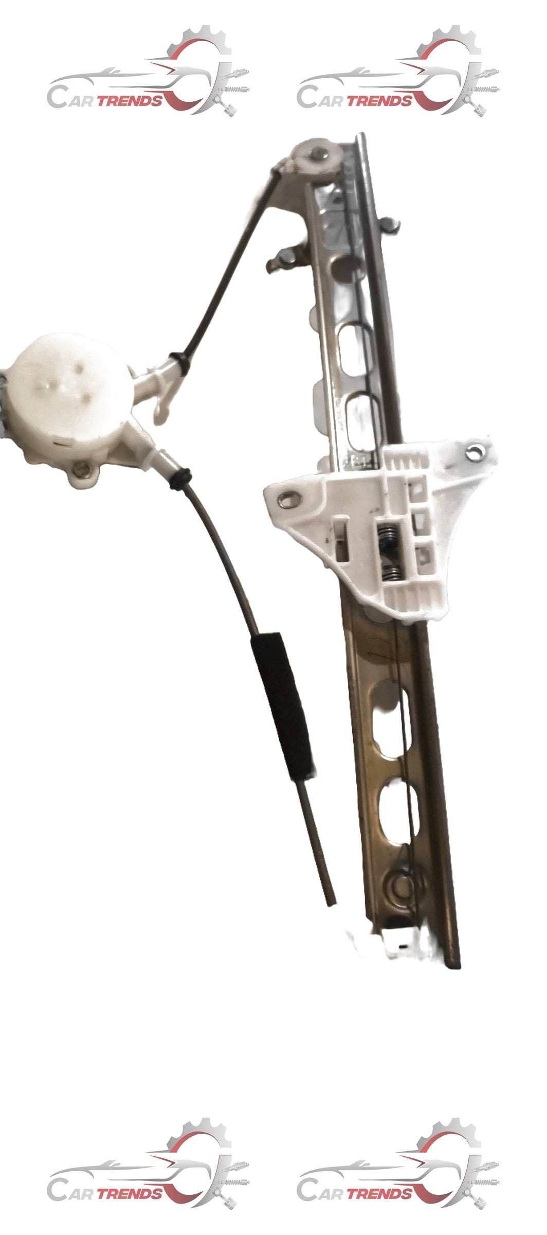 Maruti Suzuki window regulator assembly for the left side, showing metal components and mounting points in the image.