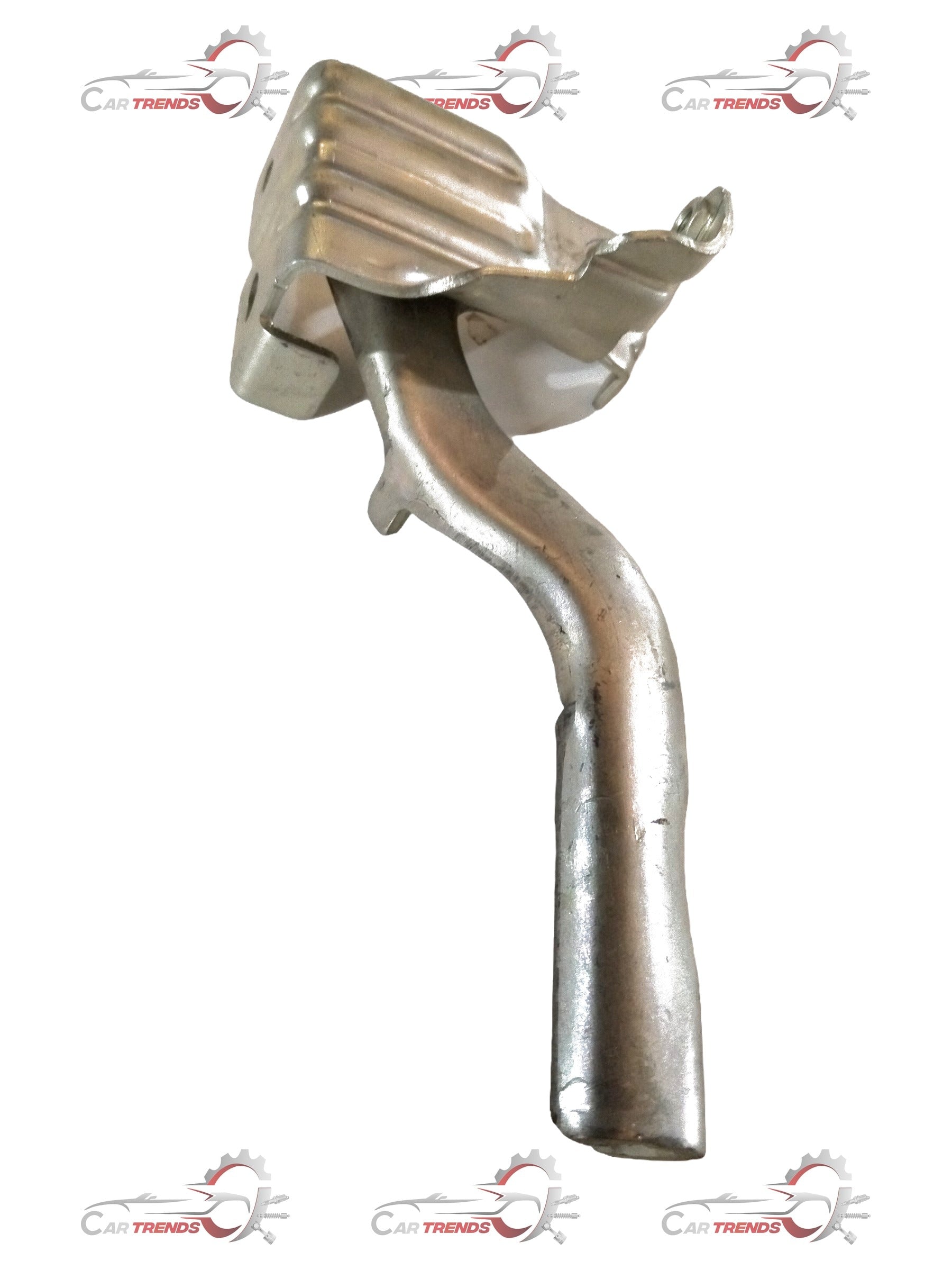 Left side bonnet hinge for Tata Tiago car from CarTrends, showing close-up of hinge part in good condition.