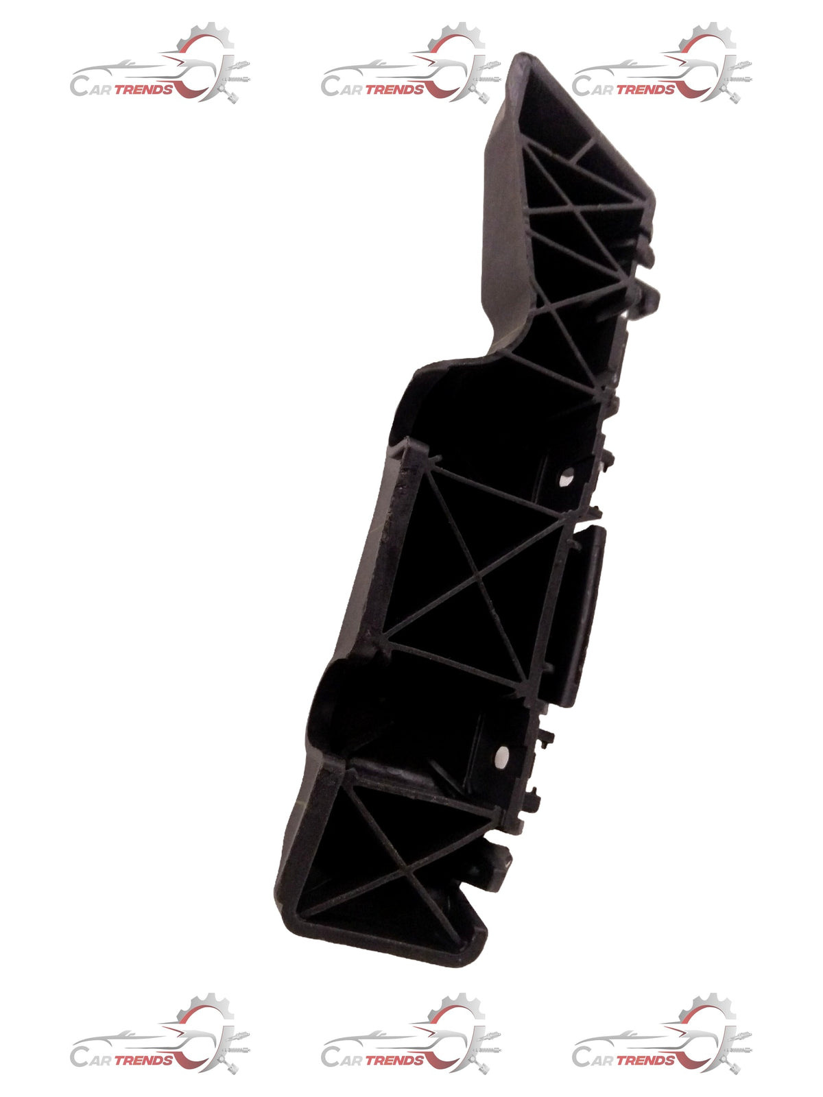 Hyundai Verna Fluidic bumper mounting bracket, upper front spare part by CarTrends, shown in the image.
