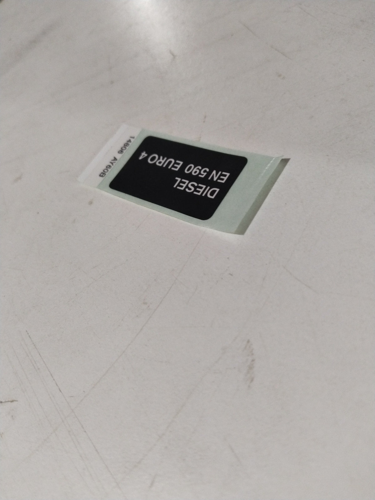 CarTrends LABEL DIESEL GAUGE | NISSAN | #14806AY60B 14806AY60B - Left view