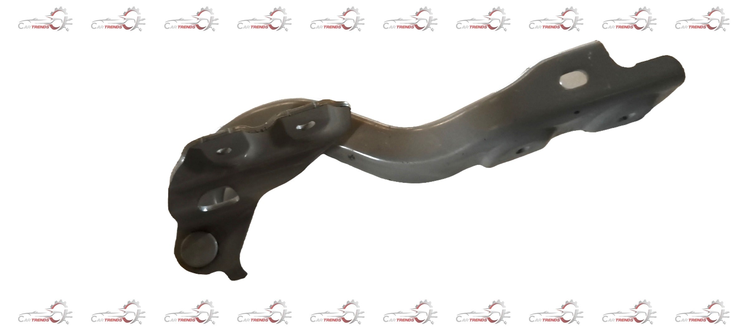 CarTrends spare hinge component for front hood, close-up view showing metal hinge with mounting points and assembly details.