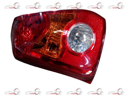 Toyota Yaris rear lens combination light assembly, showing the rear view with clear lens and mounting details.