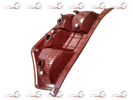 Hyundai I10 tail lamp assembly showing the red and clear lens with mounting points for rear vehicle lighting.