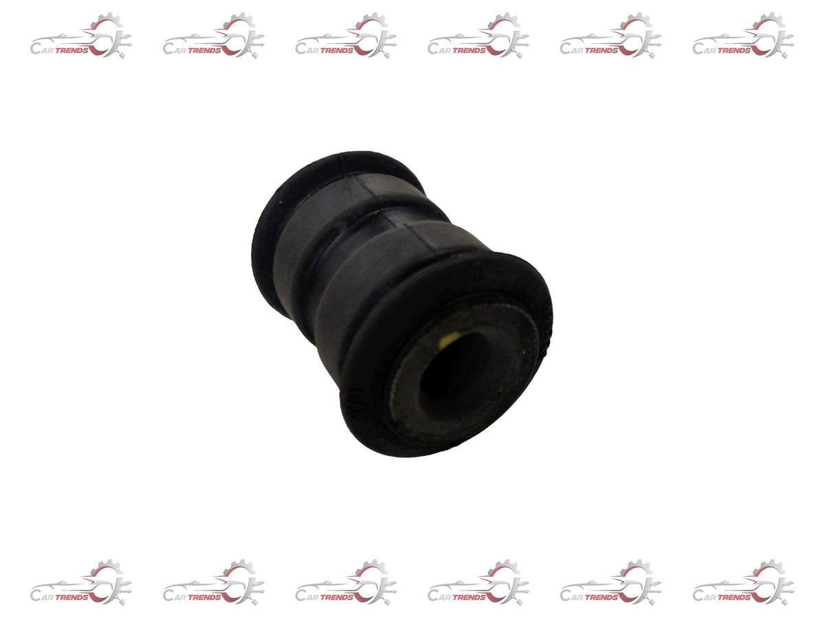 Close-up of a Chevrolet Optra grommet, showing the black rubber component with metal insert, used for engine or body mounting.