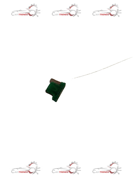 Maruti Suzuki Fuse 30A electrical fuse with metal prongs and plastic casing, designed for automotive electrical systems.