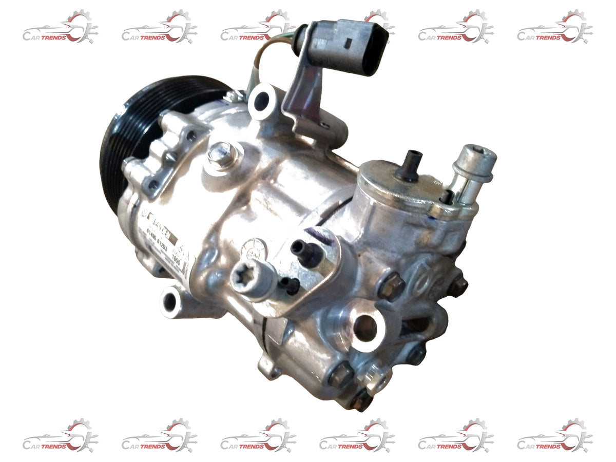 Volkswagen Vento evaporator core showing metal fins and tubing for efficient cooling and climate control system.