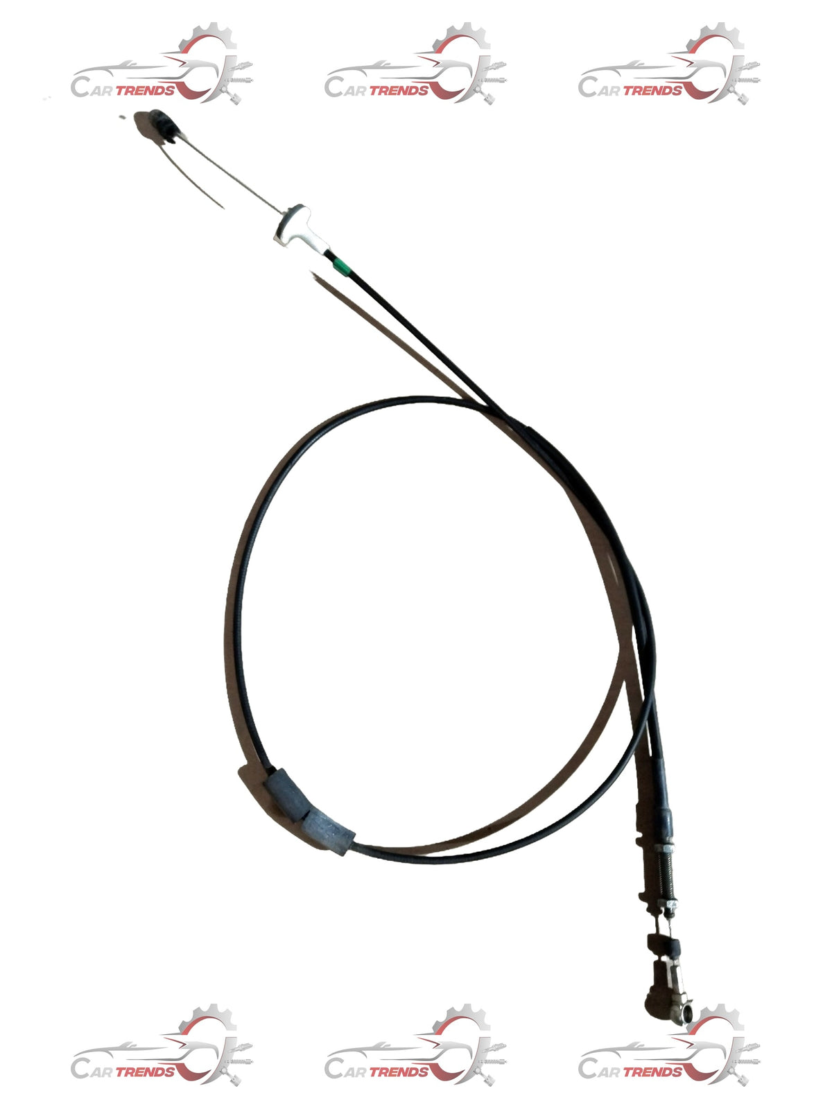 CarTrends diesel accelerator cable for right-hand side vehicle throttle, shown in a detailed close-up image.