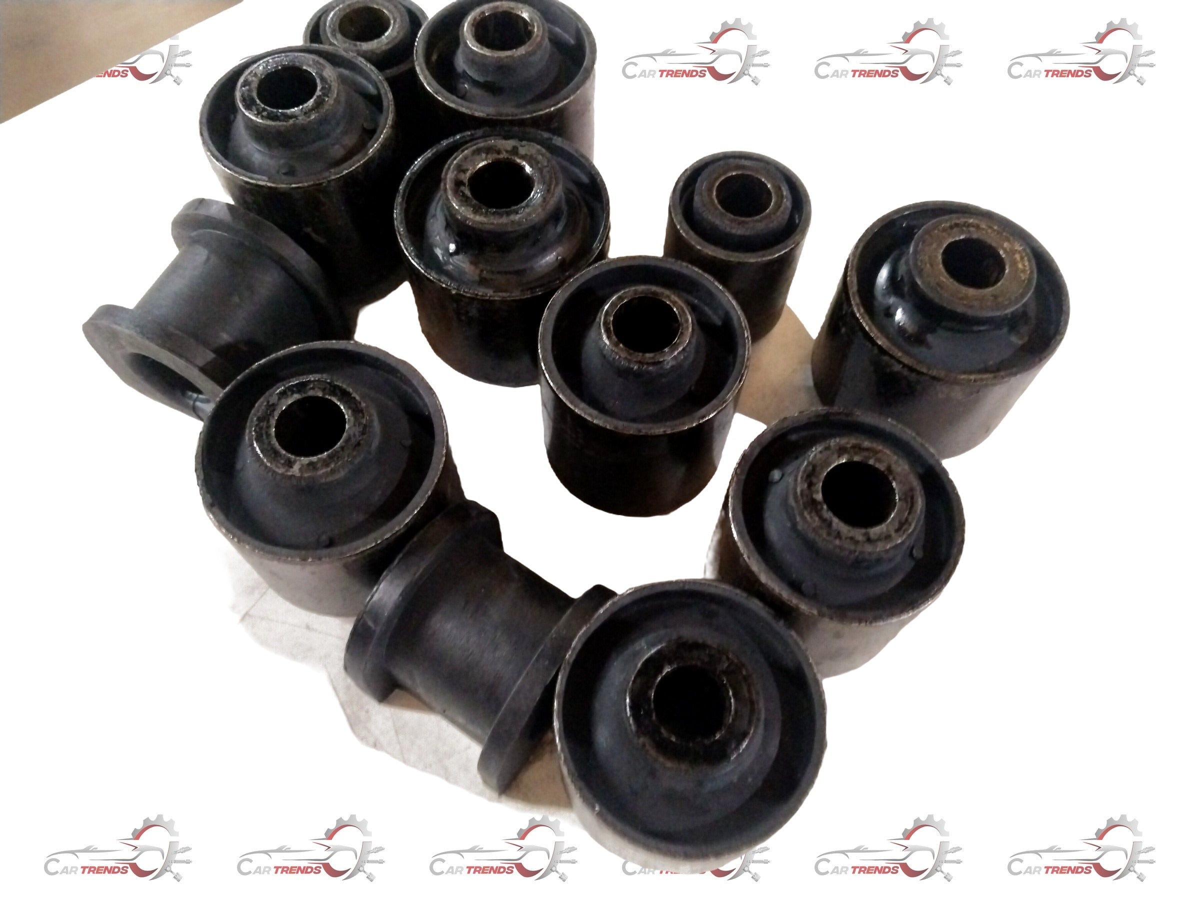 TATA Rear Suspension Bush Kit Aria-Storme 885528700006, spare parts, showing close-up of bush components on a vehicle suspension system.