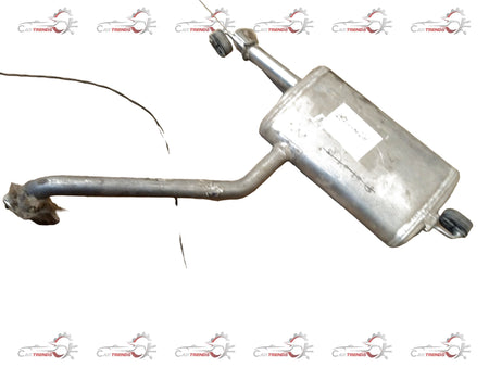 CarTrends muffler for Creta, spare part image showing the metal exhaust component with mounting brackets.
