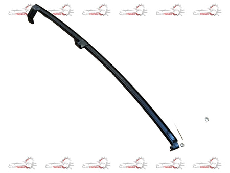 Rear door sash for Nissan Micra by CarTrends, showing the black exterior with window and hinge details.