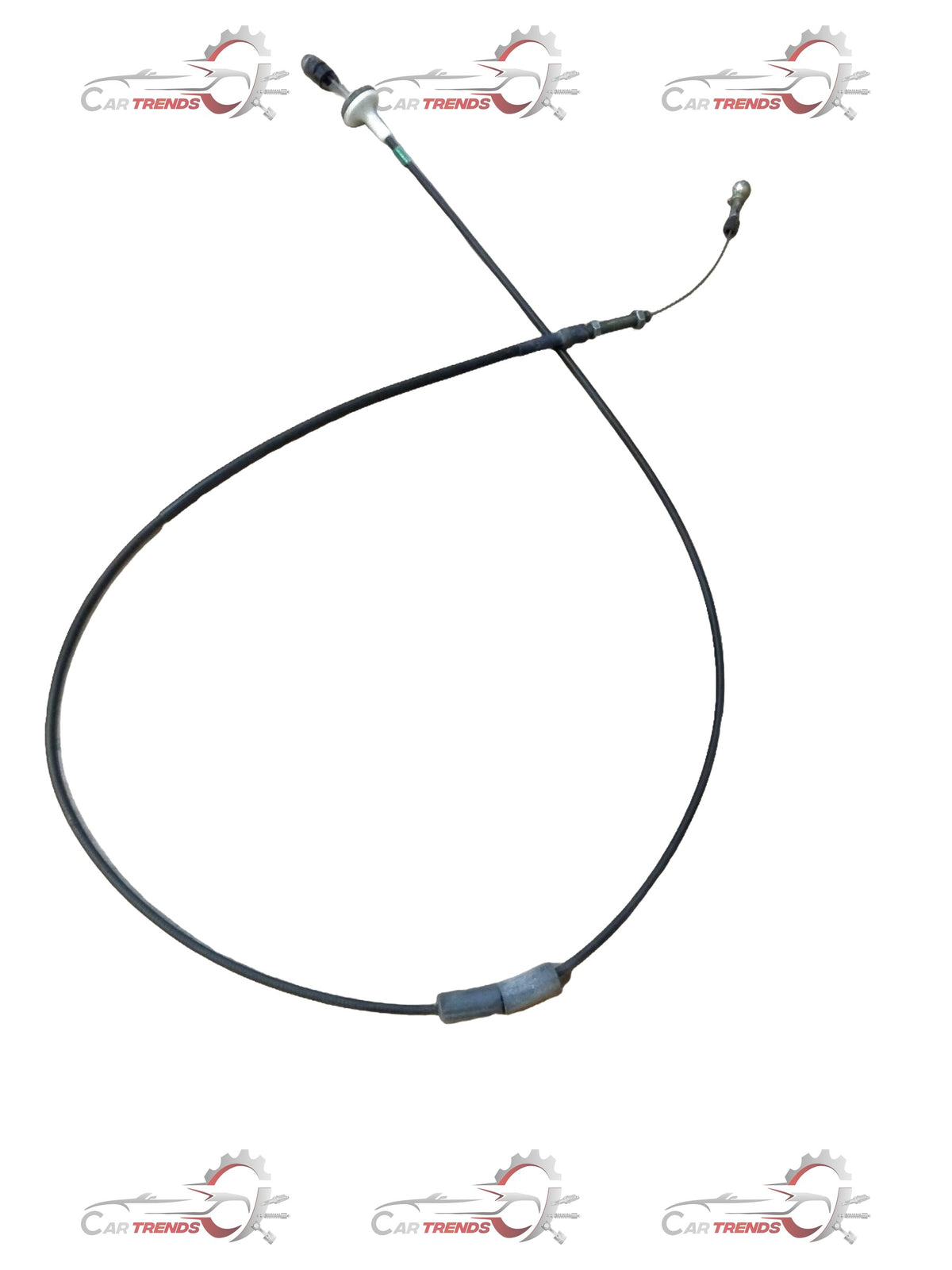 CarTrends Diesel Accelerator Cable for RH side, showing close-up of black cable with metal connectors and packaging in the image.