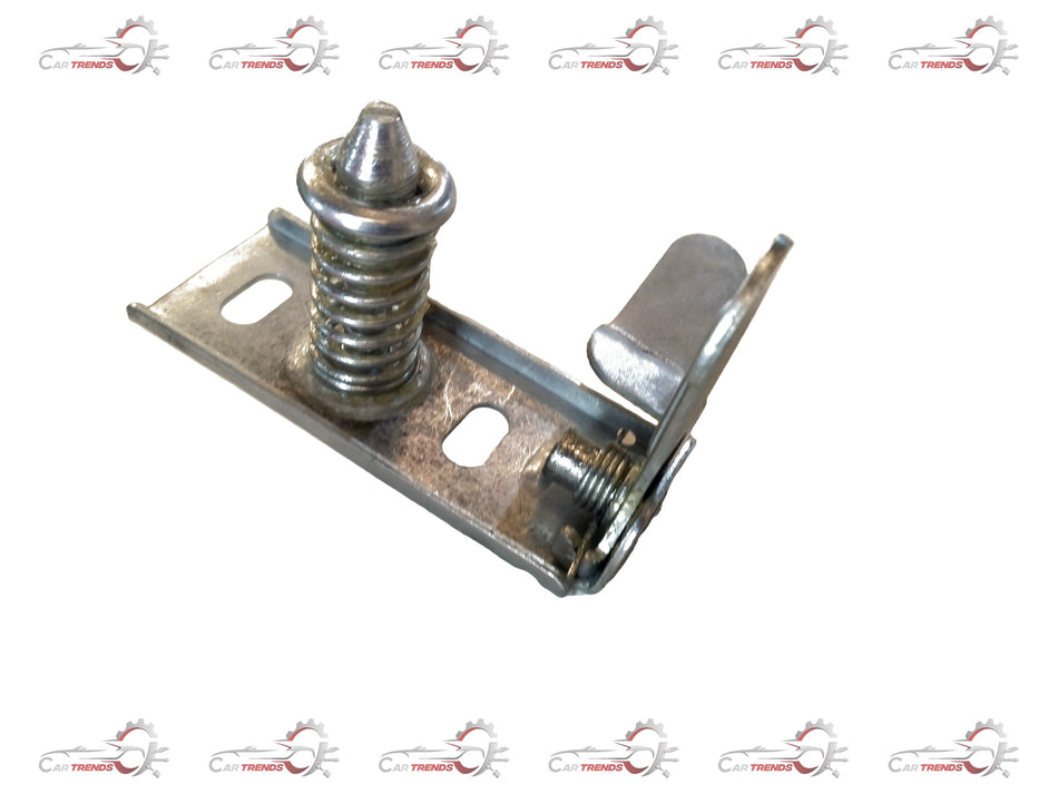 CarTrends latch assembly hood upper for Bolero, upper front part showing the metal latch and mounting points.