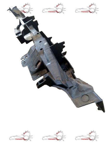 Front bumper bracket for Ford vehicle, showing the metal mounting component with bolt holes and structural support features.
