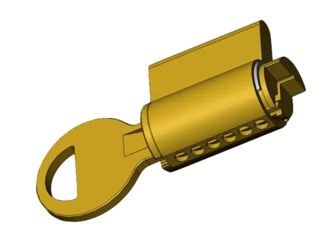 KEY SUB SET-STEERING LOCK