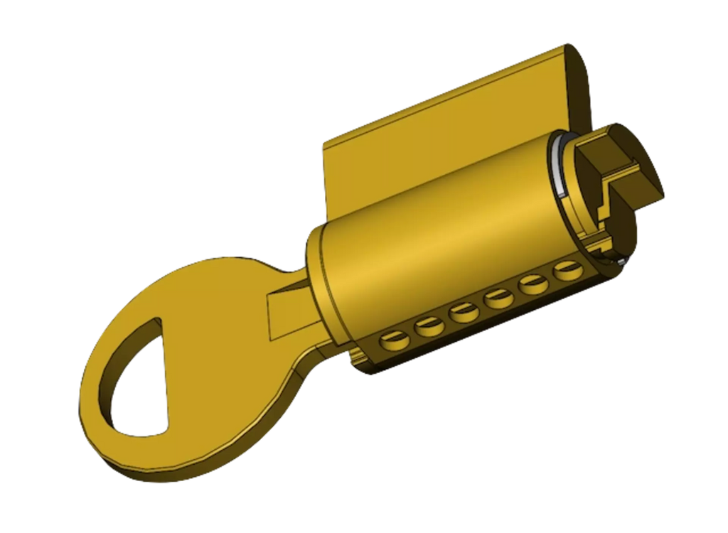 KEY SUB SET-STEERING LOCK