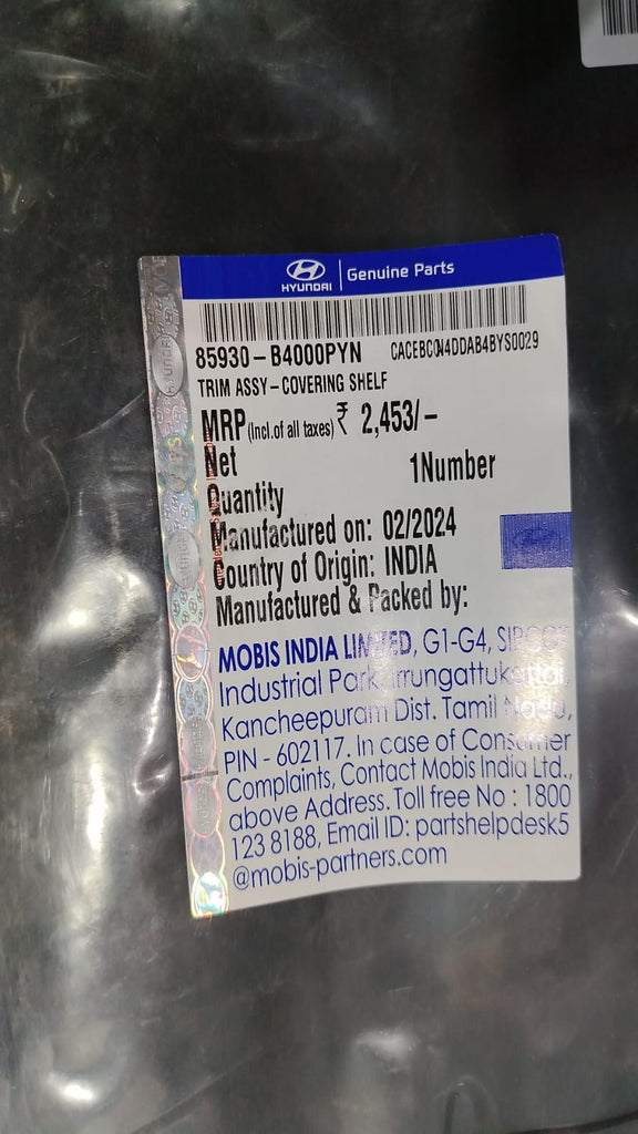 TRIM ASSEMBLY COVERING   XCENT   85930B4000PYN