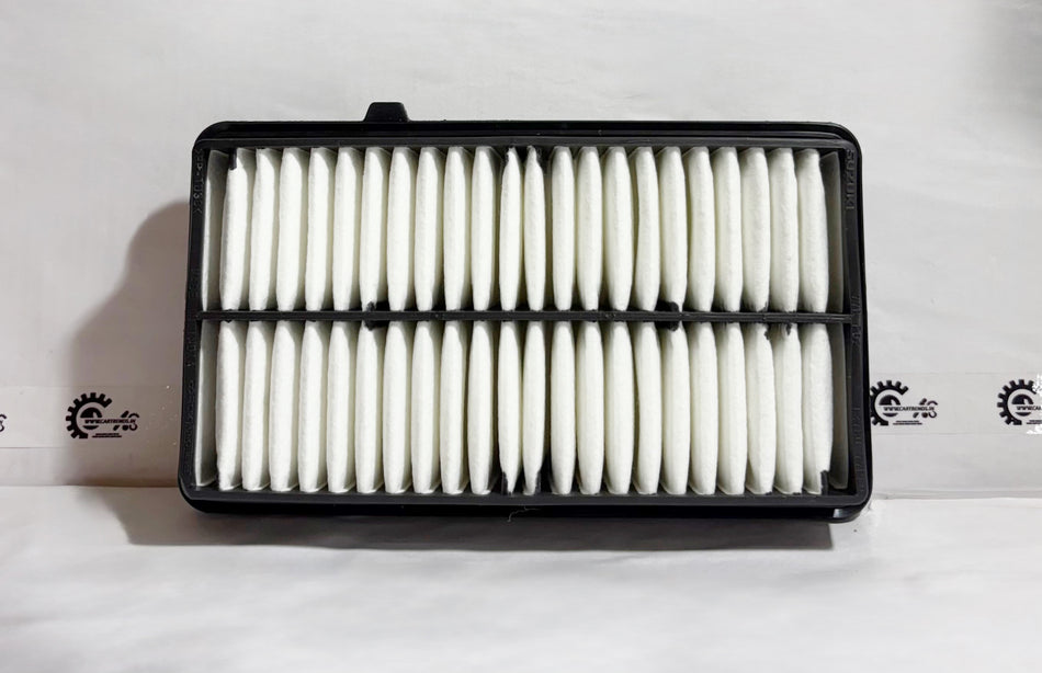 Maruti Suzuki Super Carry air filter model 13780M77PA0 showing the clean filter element in front view.