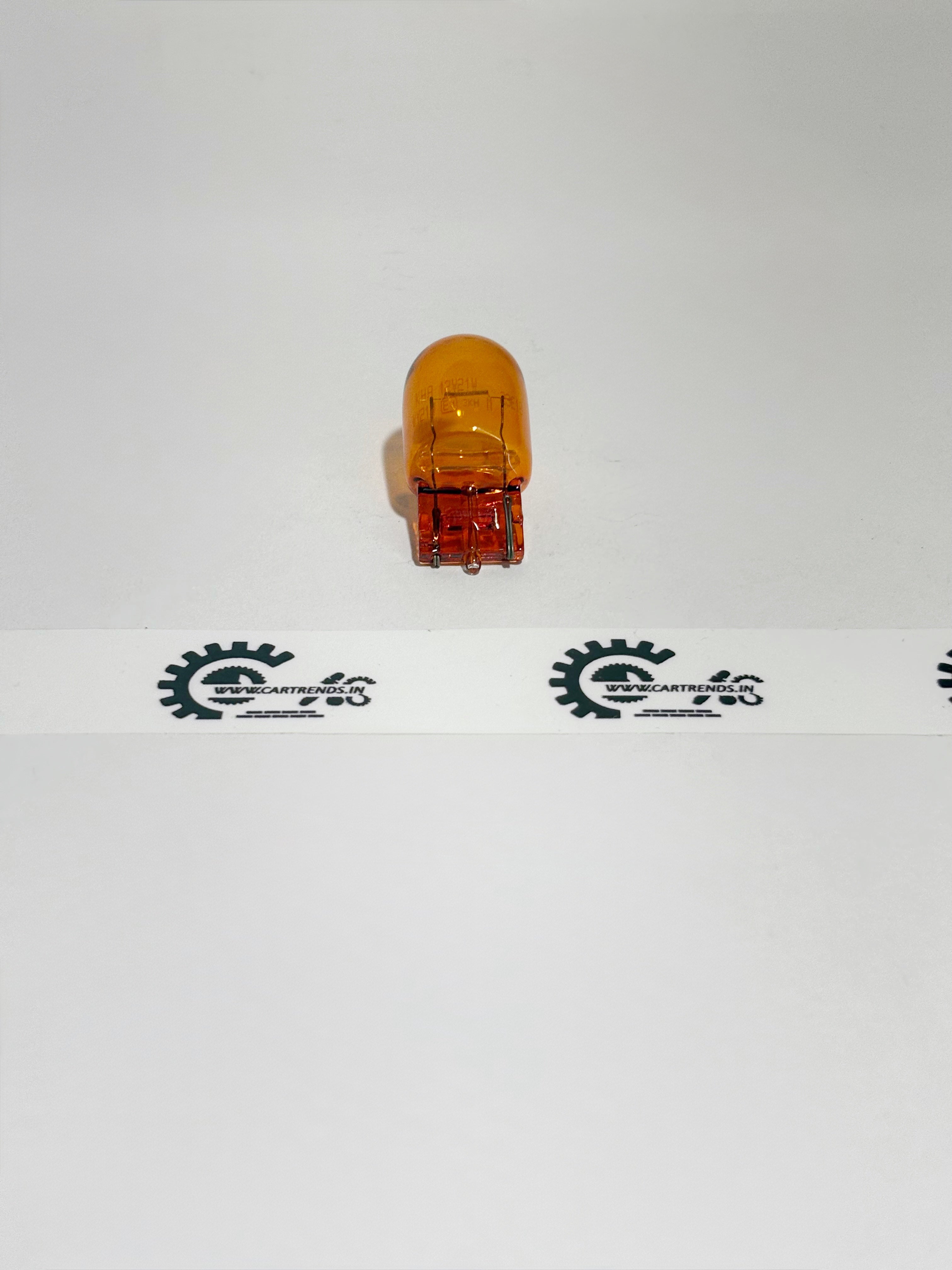 Honda 12V 21W wedge light bulb, model 333033K6K01, shown from the back, designed for automotive lighting applications.