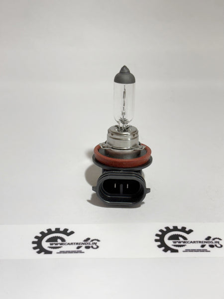 Honda BULB H8(LL) 33165TL0003, automotive headlight bulb front view showing the bulb and base for Honda vehicles.