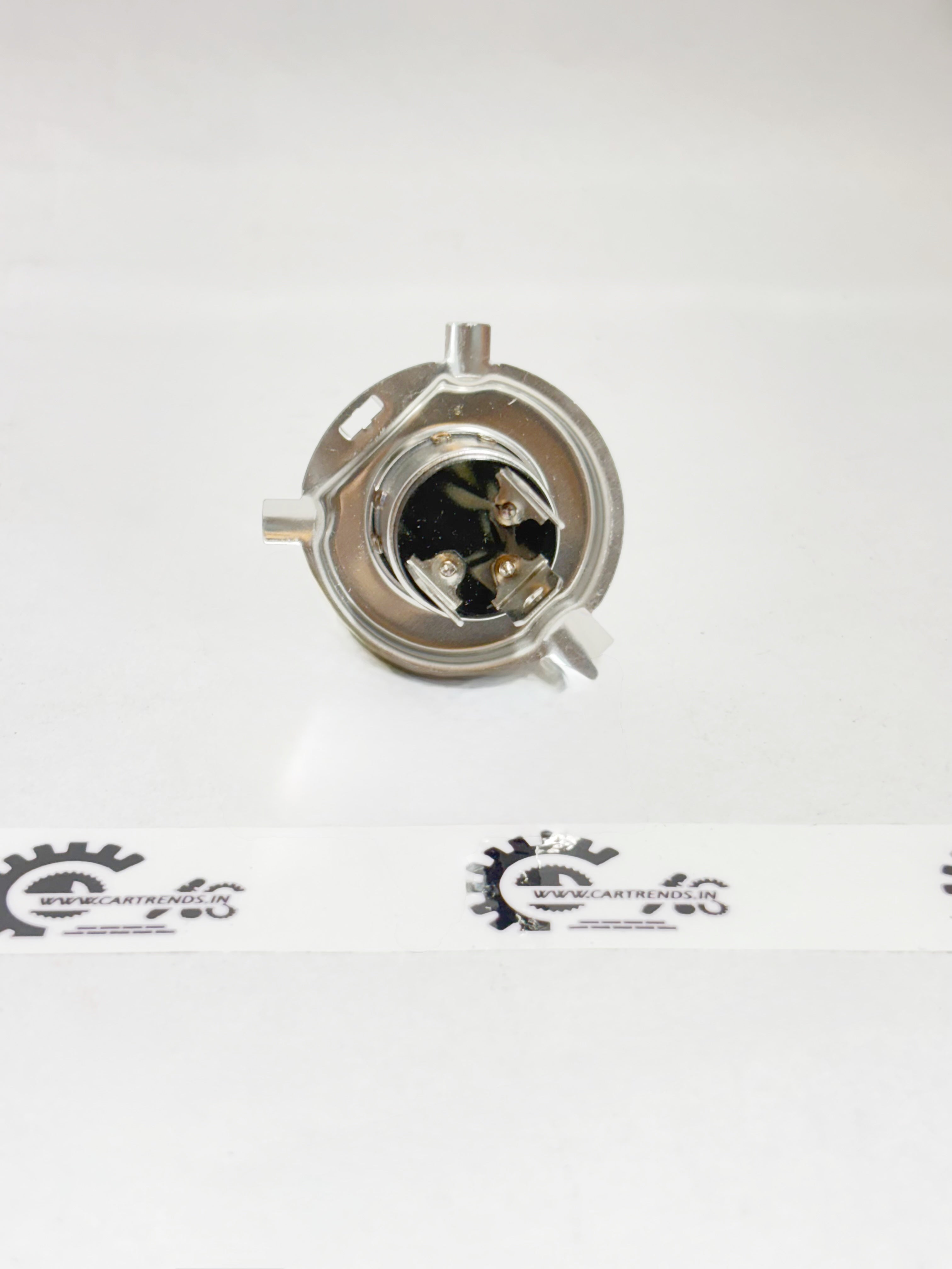 Honda H4 headlight bulb, model 33115SV4003, shown from the back view with metal connectors and wiring for Honda vehicles.