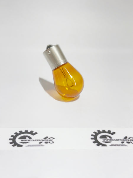 Honda BULB S25 Amber 33301TG1T01 showing front view of the amber automotive bulb.